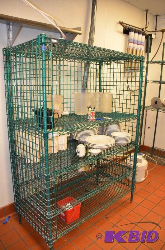lot 42 image: Green Eagle four Shelving Unit. &nbsp49"...