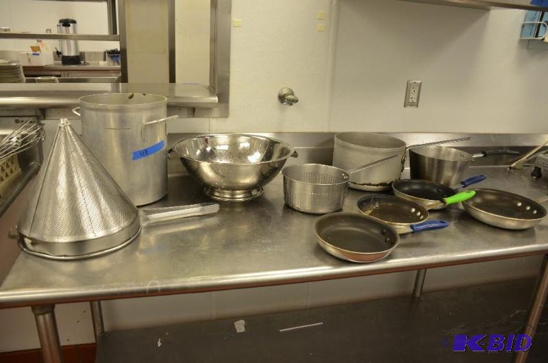 lot 48 image: Lot of Commercial Pots & Pans including ...