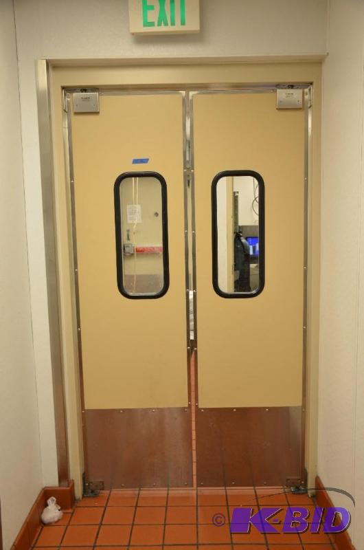 lot 52 image: Set of Eliason Restaurant Swing Doors.  ...