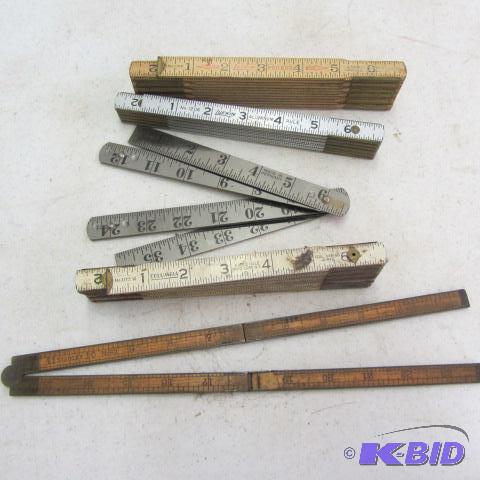 Folding, Stainless & Wood rulers