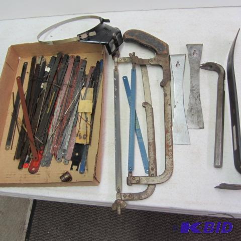 Pry Bars, Hack Saws