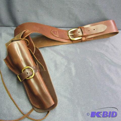 Leather Belt & Holster, 357 Shells