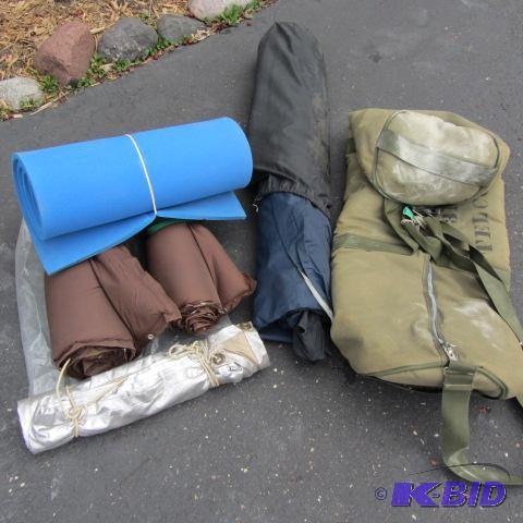 Three Person Tent, Gear
