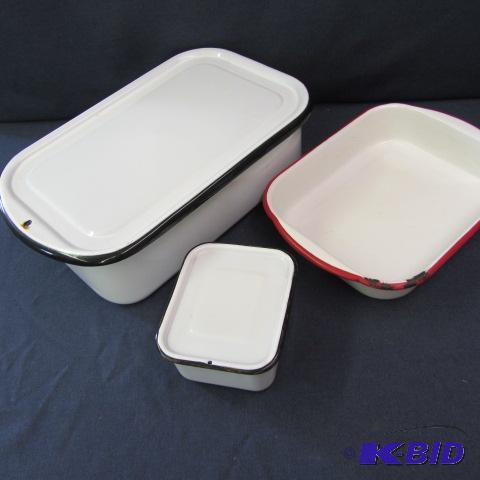 Enamel Refrigerator Dishes
