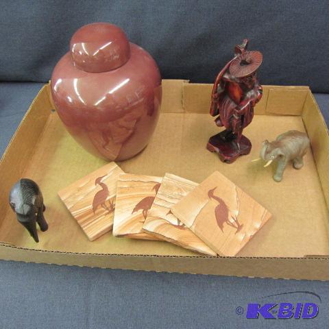 Oriental Ginger Jar, Elephants