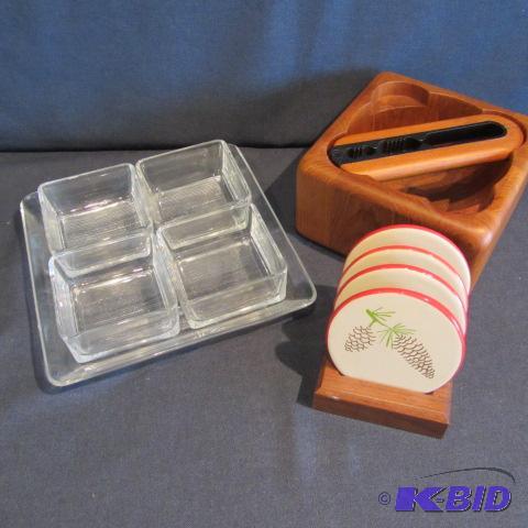 Nut Bowl, Coasters, Relish