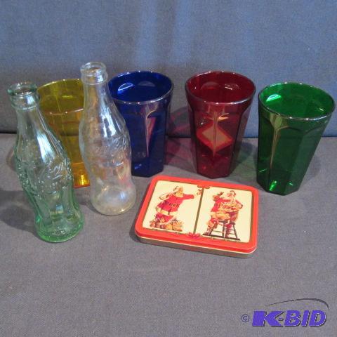 Coca Cola, Cards, Tumblers