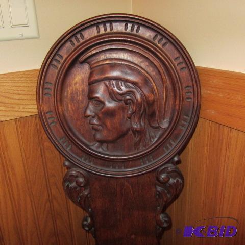 Antique Coin Back Chair