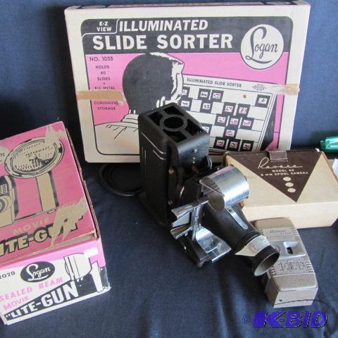 8mm Camera, Slide Projector