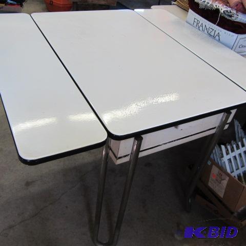 Vintage Enamel Table