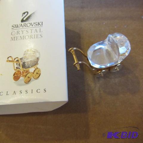 Swarovski Crystal Baby Buggy