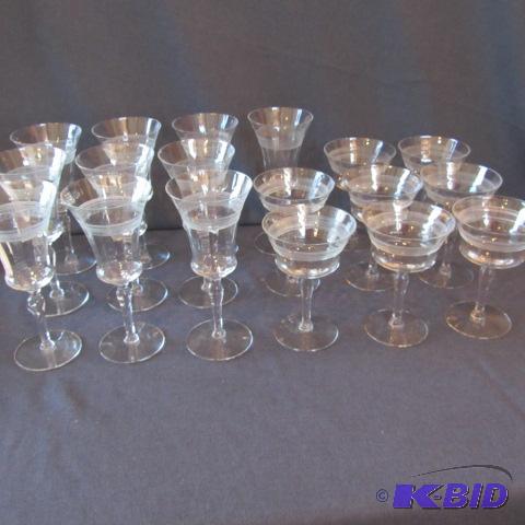 Banded Stemware