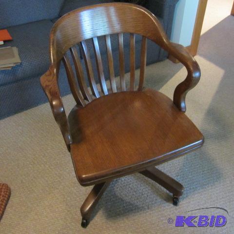 Oak Office Chair