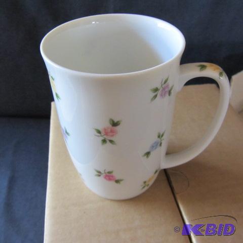 Set of Floral Mugs