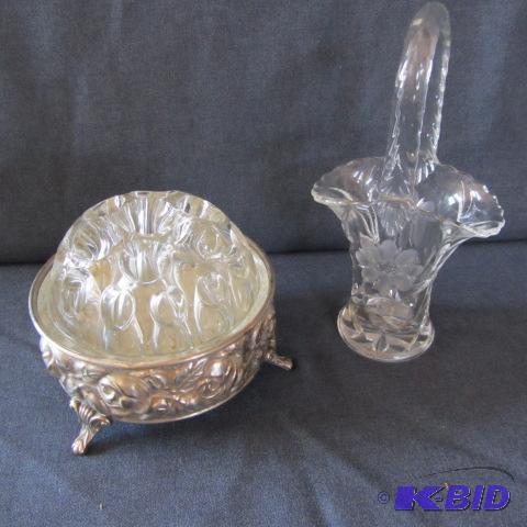 Silver & Glass Frog