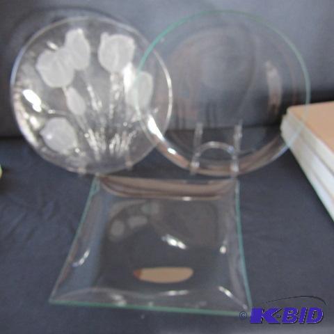 Fancy Glass Trays