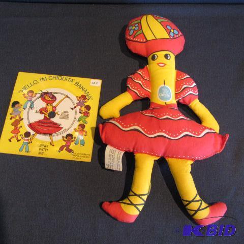 lot 466 image: Chiquita Banana Doll