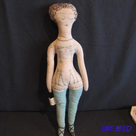 lot 503 image: Unusual Sleep Awake Doll