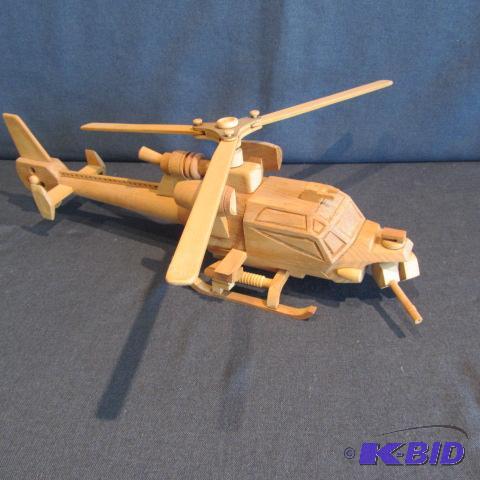lot 521 image: Wooden Helicopter