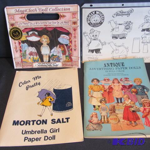 lot 524 image: Antique Advertising Paper Dolls