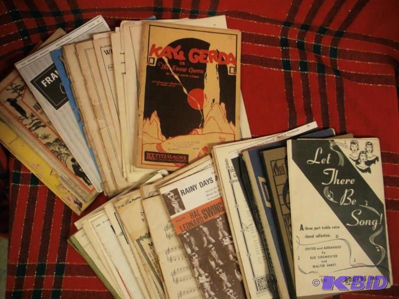 Sheet Music And Books