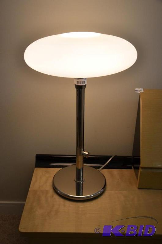 lot 105 image: Eames era looking retro lamp- it works. There...