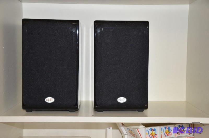 lot 110 image: NHT Speakers model SB 10" tall...