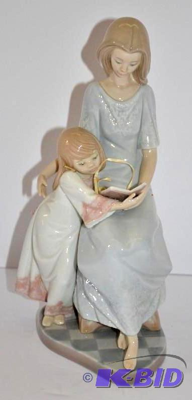 lot 132 image: Lladro No 5457 &quotBedtime Story"  Ple...