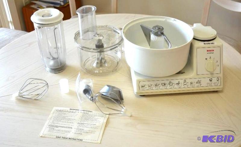 lot 15 image: Bosch Universal food processor with attachmen...