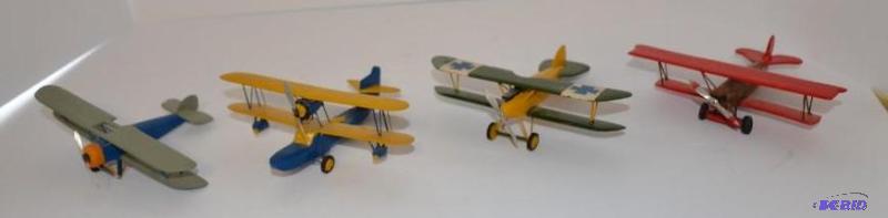 lot 171 image: Antique wood toy plane collection...