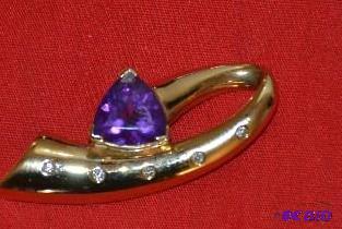 lot 220 image: Jewelry 14K gold, diamonds tested, please ins...
