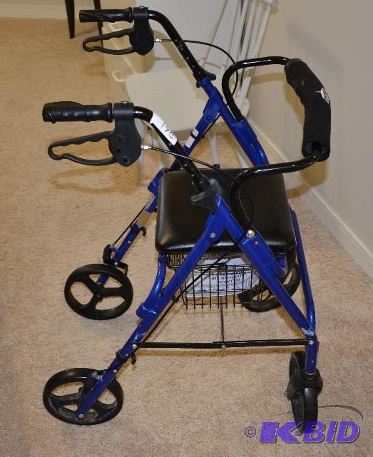lot 261 image: Medline Walker barely used. These are pretty ...
