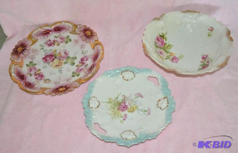 lot 293 image: Vintage plates from Germany, the largest plat...