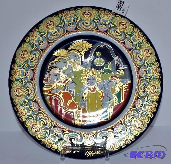 lot 43 image: Rosenthal handpainted decorative plate Limite...