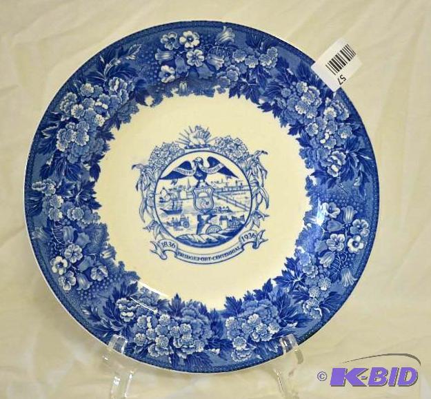 lot 57 image: Wedgwood handpainted decorative plate &quotC...