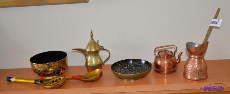 lot 90 image: 7 collectible and antique pieces from literal...