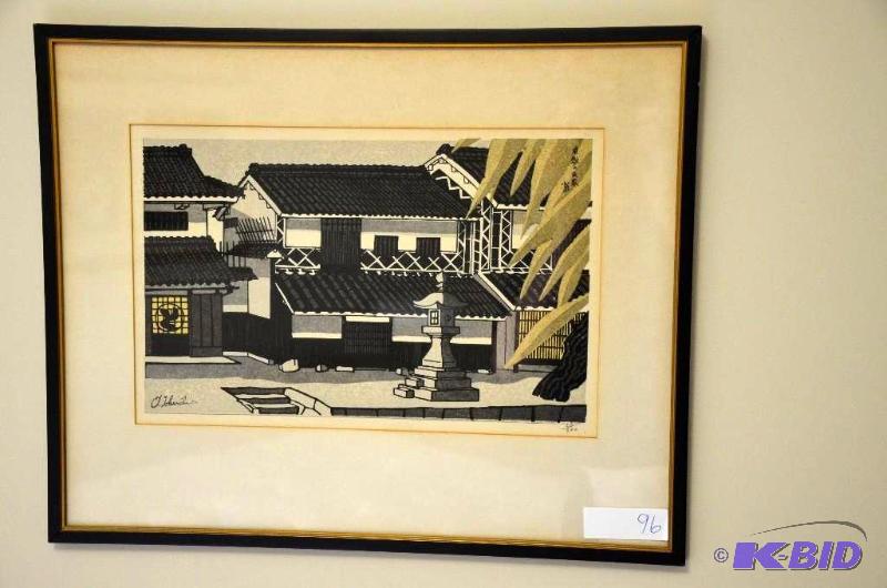 lot 96 image: Signed low number limited edition Asian art p...