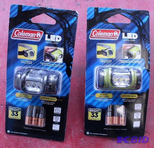 Two LED headlamps