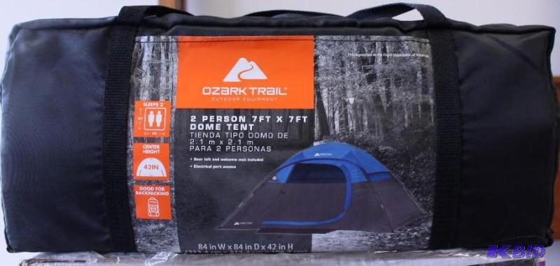 Ozark trails tent, inspected seems complete, used customer return