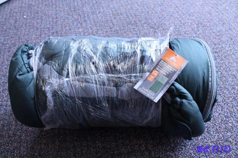 Ozark trail sleeping bag, opened in store