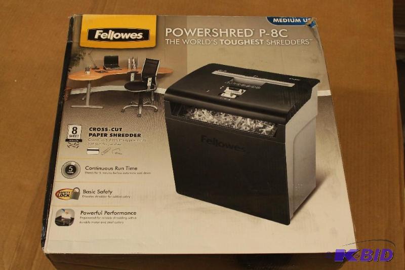 Fellowes shredder, tested, customer return