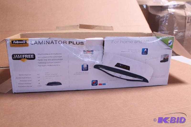 Fellowes laminator, tested