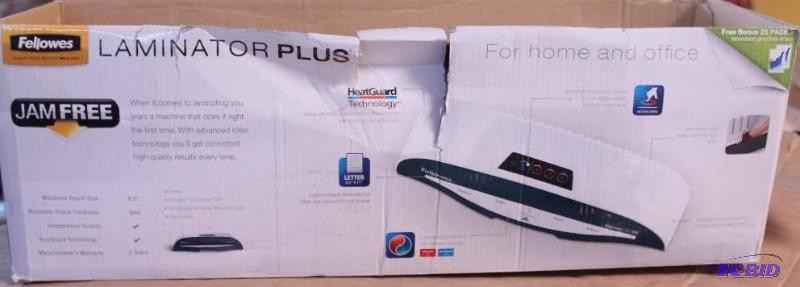Fellowes laminator, tested