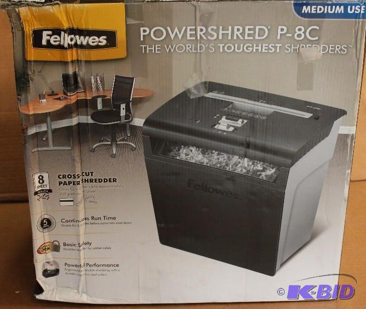Fellowes shredder, tested, customer return
