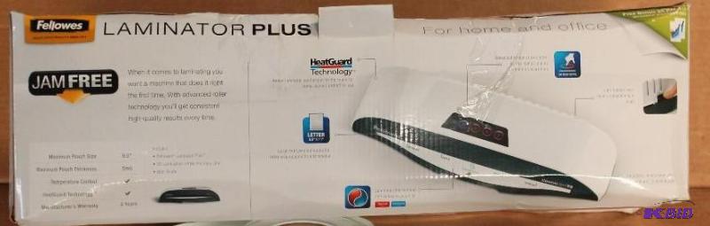 Fellowes laminator, Untested still sealed