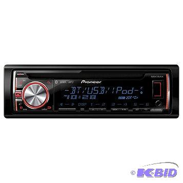 lot 10 image: Pioneer iPod iPhone CD MP3 Car Stereo w Blue...