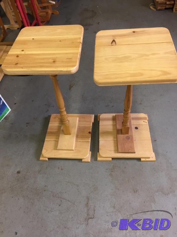 lot 59 image: Pair of Wooden Tables