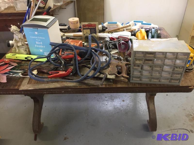 lot 67 image: Table Full Of Tools and More