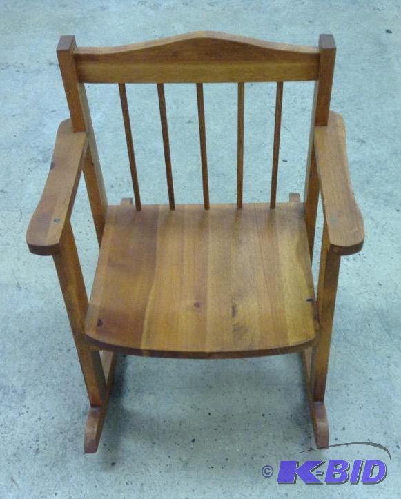 Childs Wooden Rocking Chair