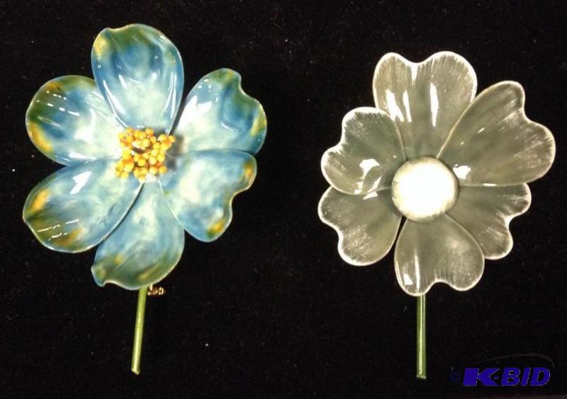 2 Original By Robert Flower Pins